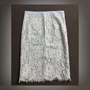 Blue lace XS midi skirt - New